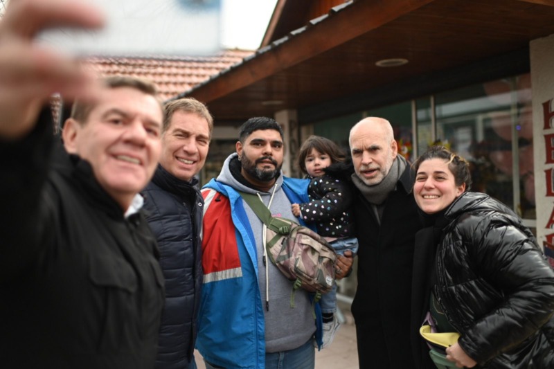 Rodríguez Larreta con Santilli y Montenegro en Mar del Plata Cuando