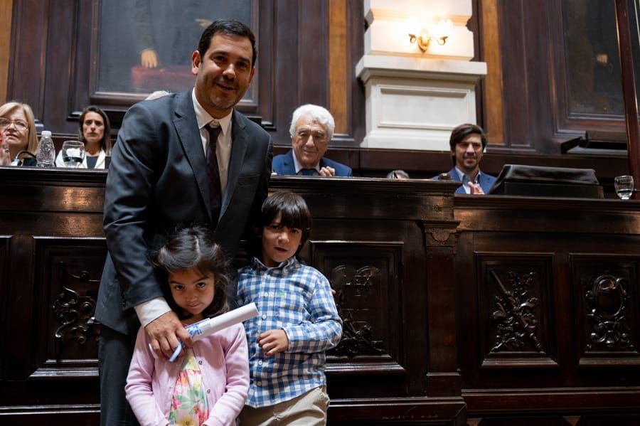 Juan Pablo García recibió el diploma de Intendente